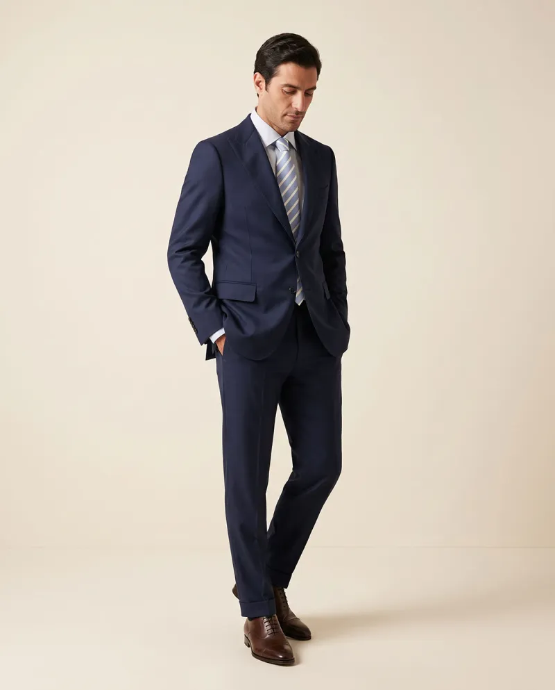 Costum Virgin Wool albastru Sandro Livv